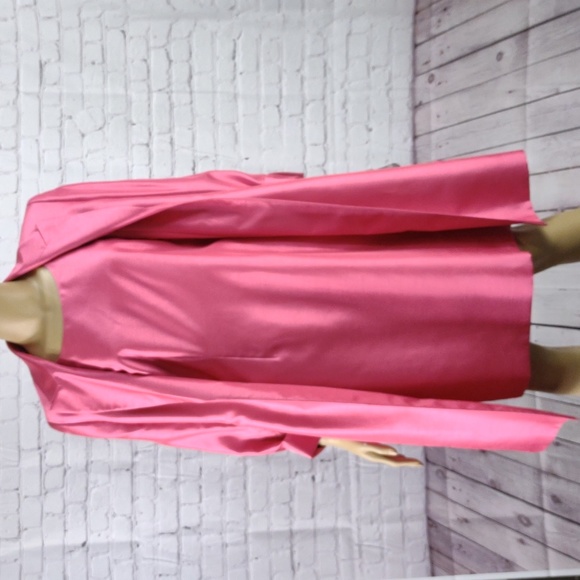 New LeSuit size 10 Petite Fuchsia Pink 2 piece Jacket & Dress - Picture 8 of 17